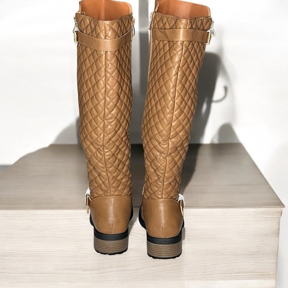 DREAM PAIRS Women’s knee-high boots, chunky, block heel Sz 10 - Picture 4 of 6